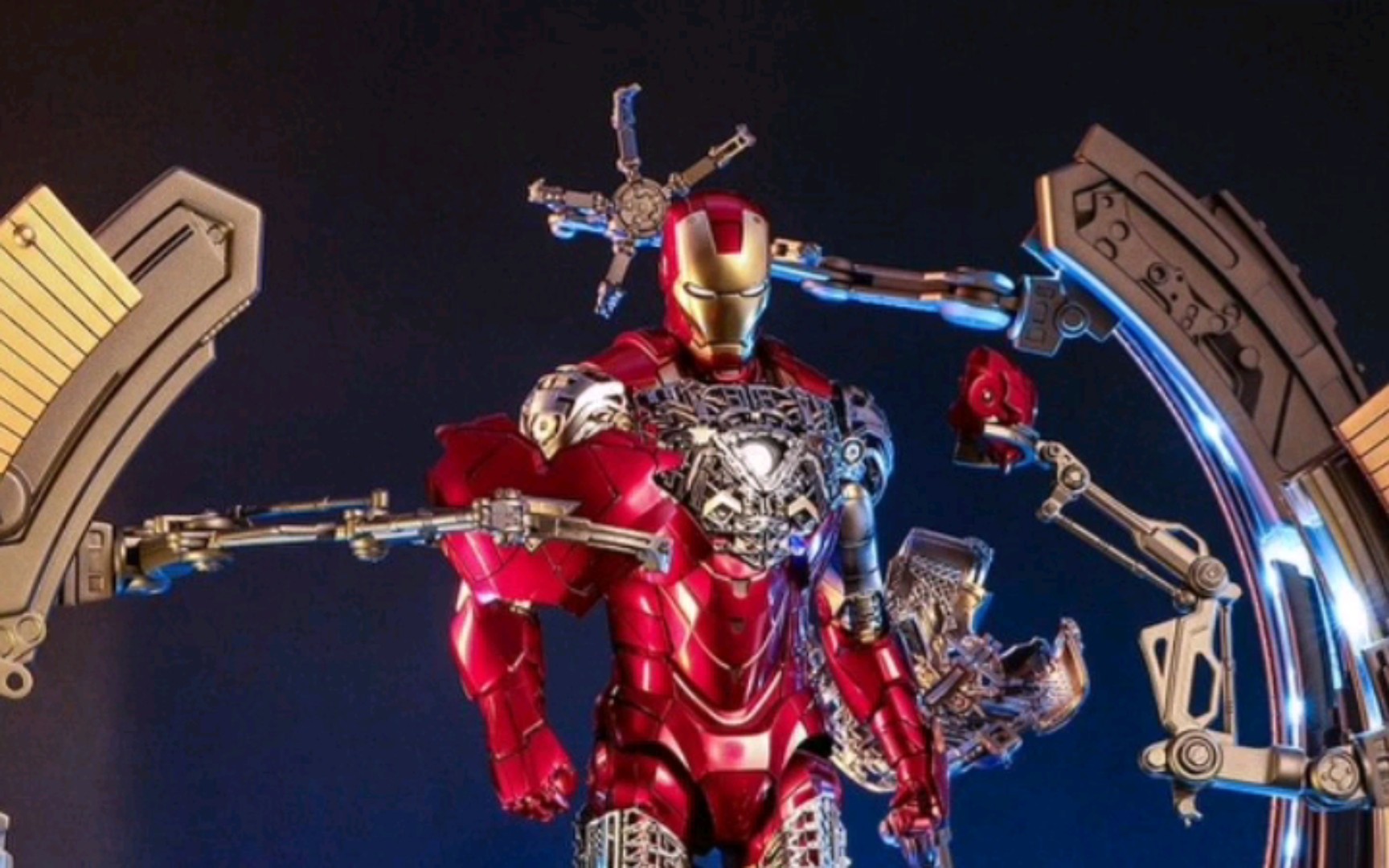 hottoys 兵人 1/6 钢铁侠mk6 2.0 官方宣传图