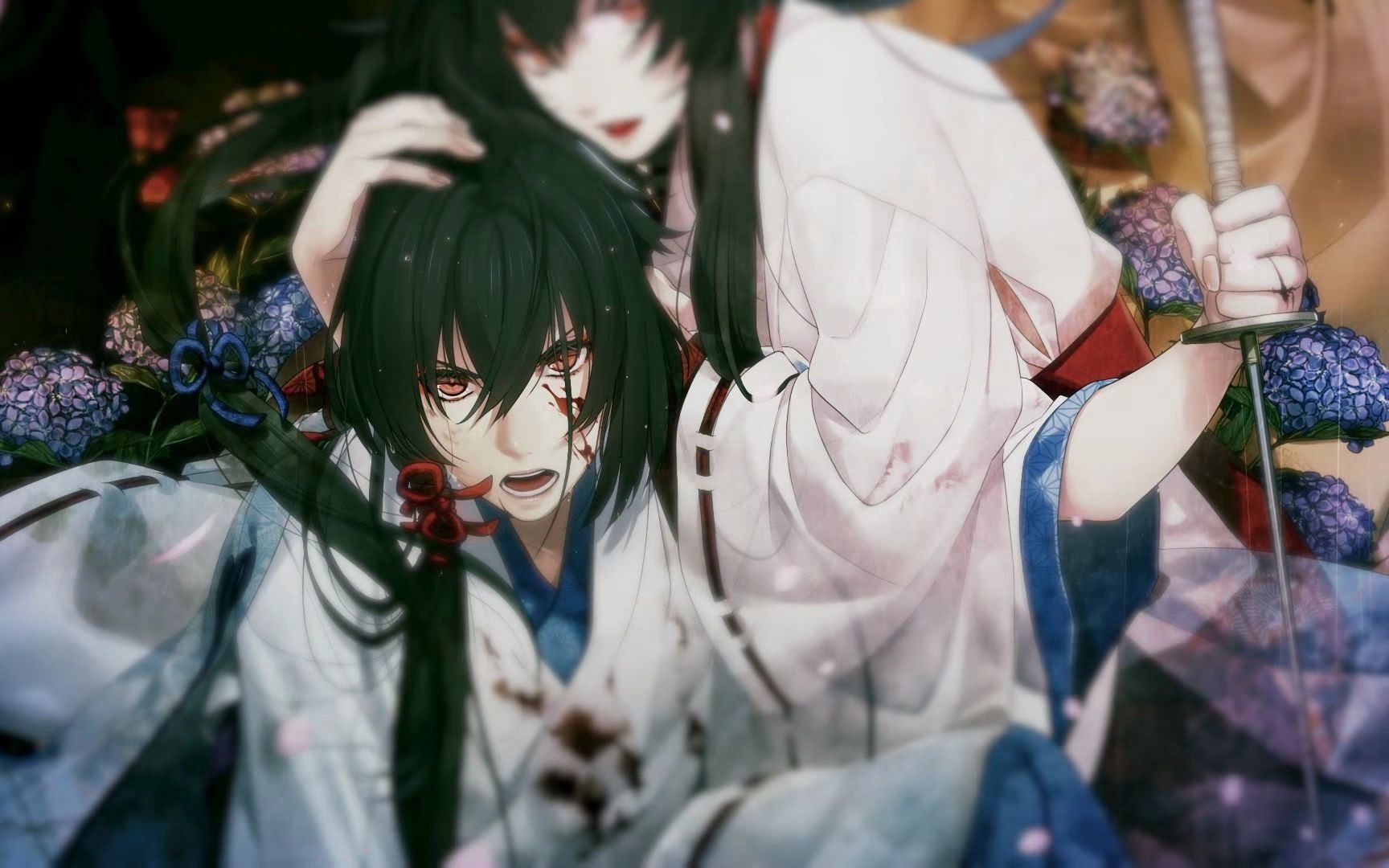 【steam新游】乙女向《剑为君舞:百夜缀》发售宣传片_哔哩哔哩