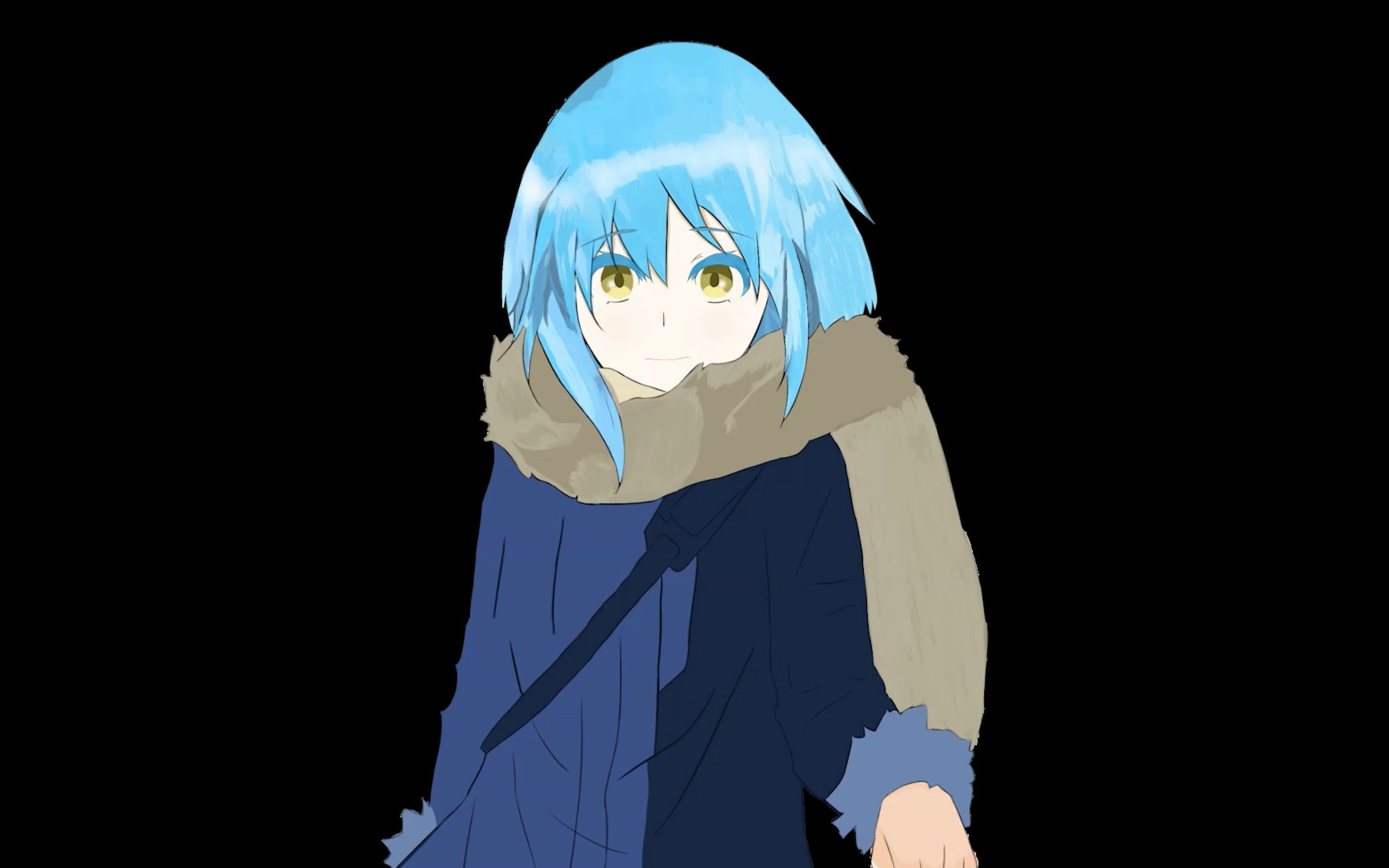 【利姆露*史莱姆】我把萌王画成了live 2d?_哔哩哔哩_bilibili