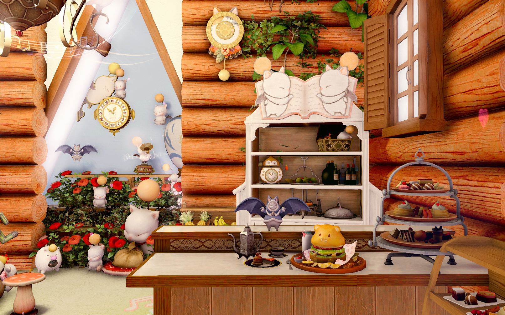 ff14装修个人房间森系莫古力房库啵的秘密花园