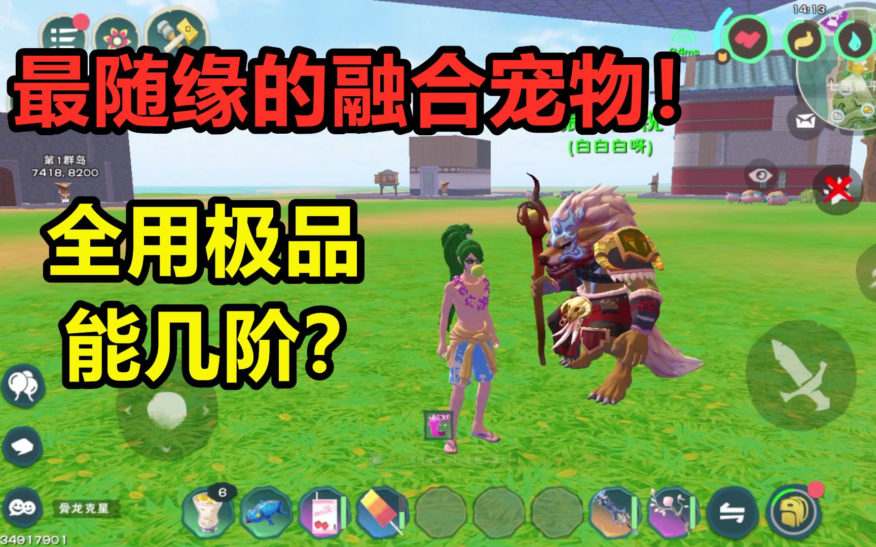 创造与魔法最随缘的融合宠物全部用极品能出几阶