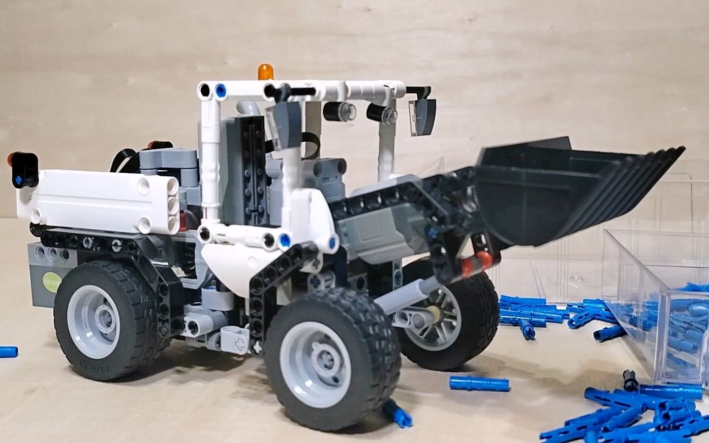 迷你装载机(含搭建步骤图纸) moc-113292 wille loader [乐高积木moc]