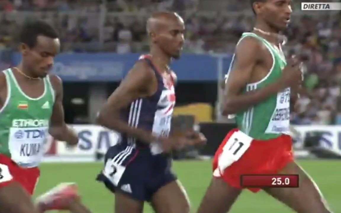 四天王决斗世锦赛5000米,Mo Farah, Eliud Kipchoge, Galen Rupp, & Bernard Lagat哔哩哔哩bilibili