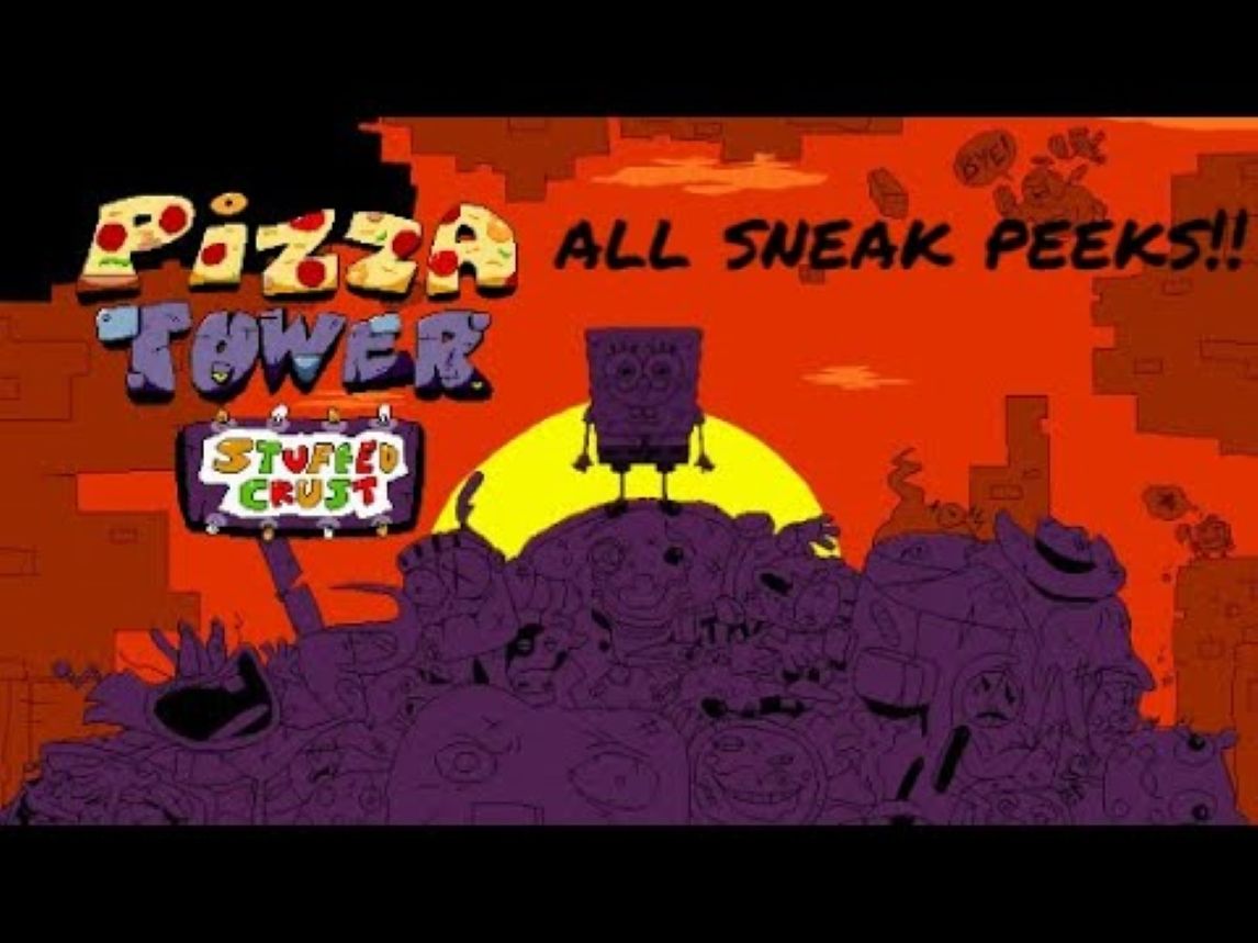 [回顾向][Pizza Tower:Stuffed Crust]已废弃模组Stuffed Crust曾发布的先行预览一小时合集哔哩哔哩bilibili