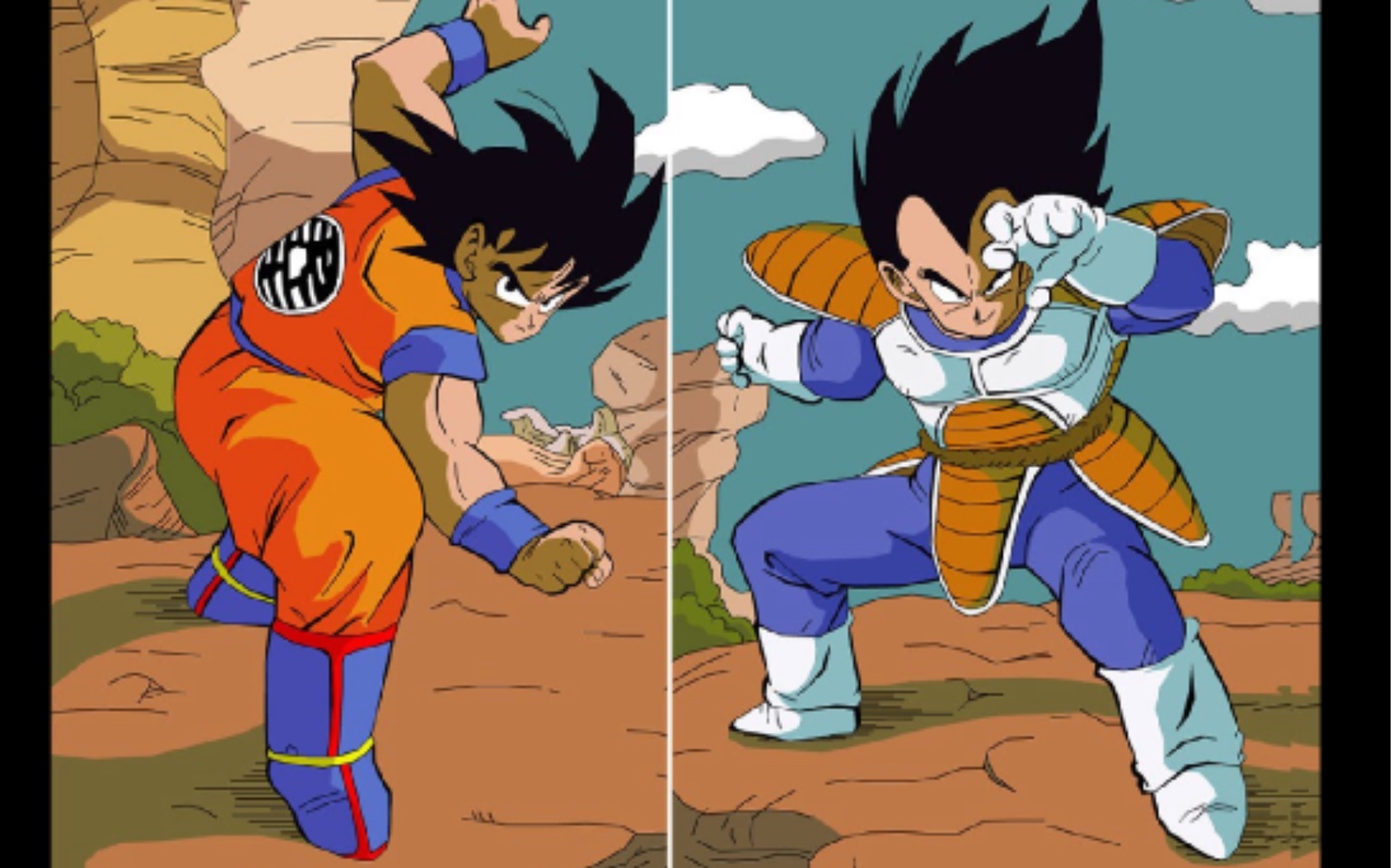 龙珠悟空经典起手式要是能配个贝吉塔再搭配上场景底座那就完美了