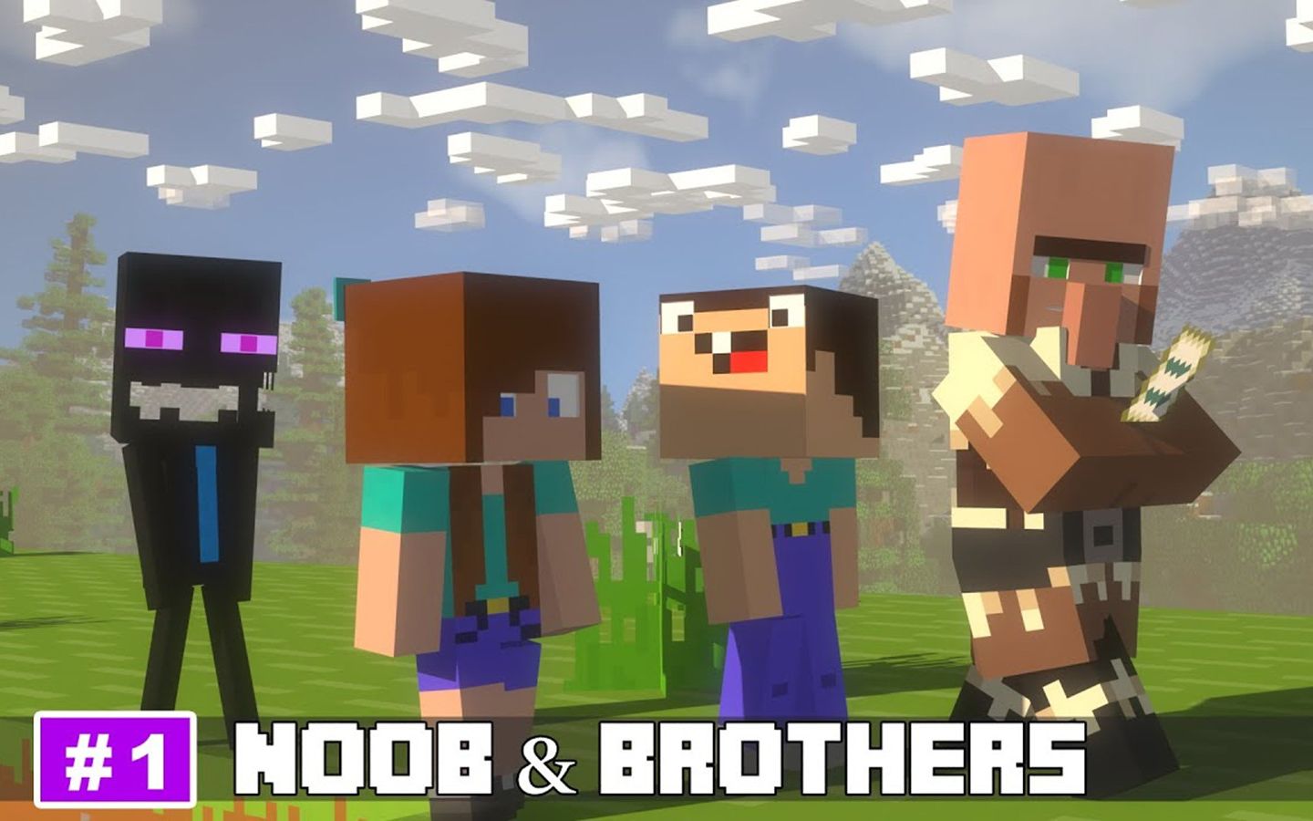 【minecraft】动画短片:王子菜鸟 prince noob (1)