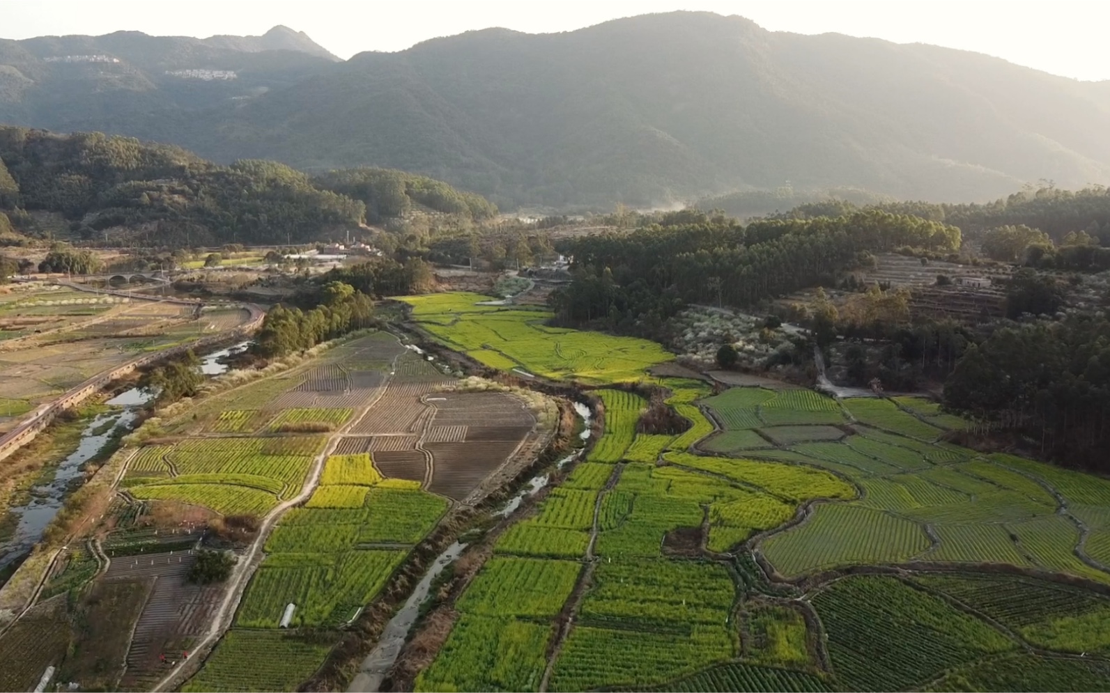 长泰古山重村航拍