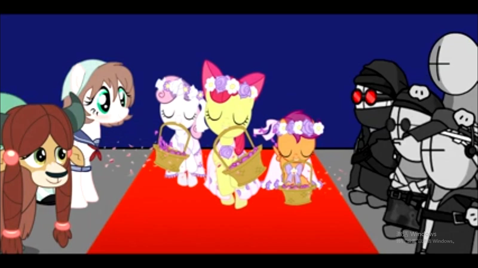 [图]搬运Madness combat and My little pony: Agent Sam and Coloratura (Rara) get married