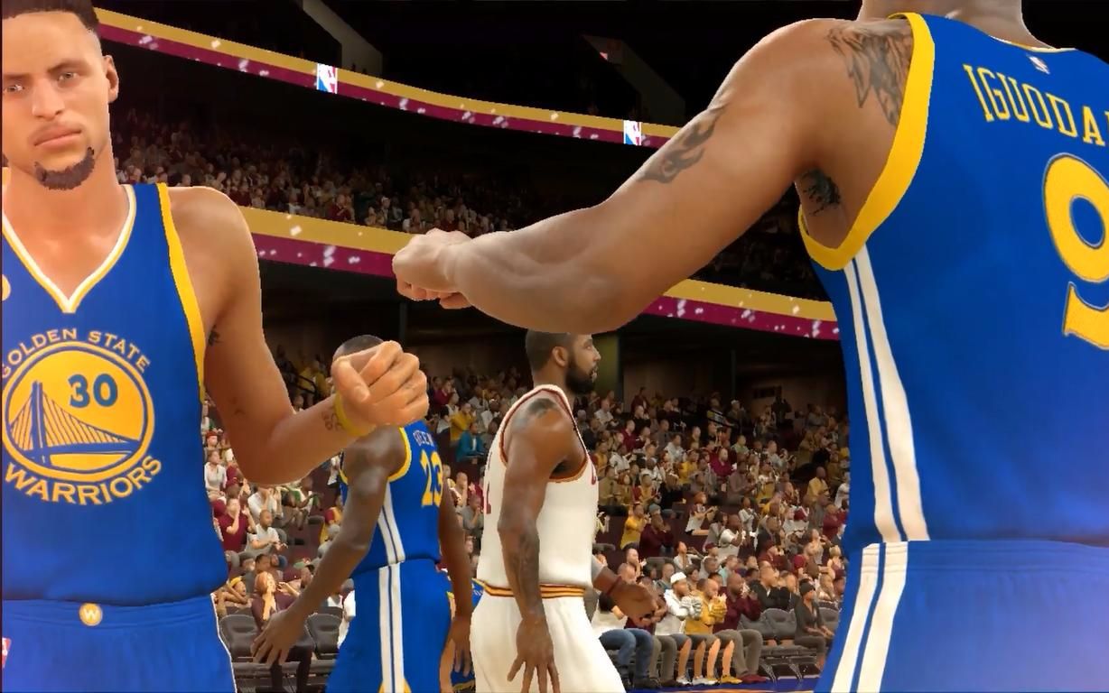 【nba2k17】15-16赛季73胜金州勇士 死亡五小如流水般团队进攻mix