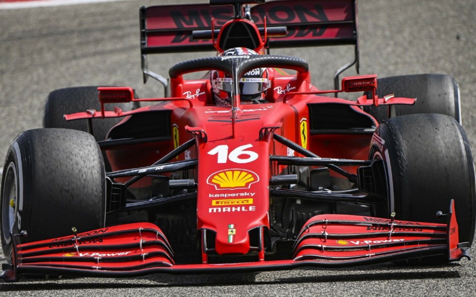 f1 2021赛季季前测试 法拉利sf21飞行圈车载 勒克莱尔驾驶_哔哩哔哩