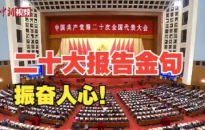 Descargar video: 【聚焦中共二十大】二十大报告这些话，振奋人心！