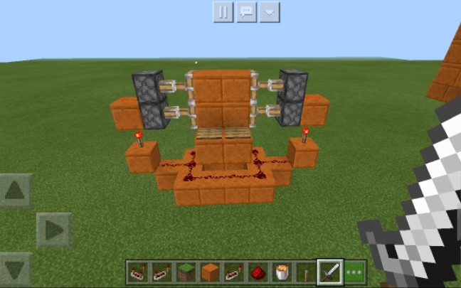 【红石学习日记】《minecraft》双开关3×2活塞门