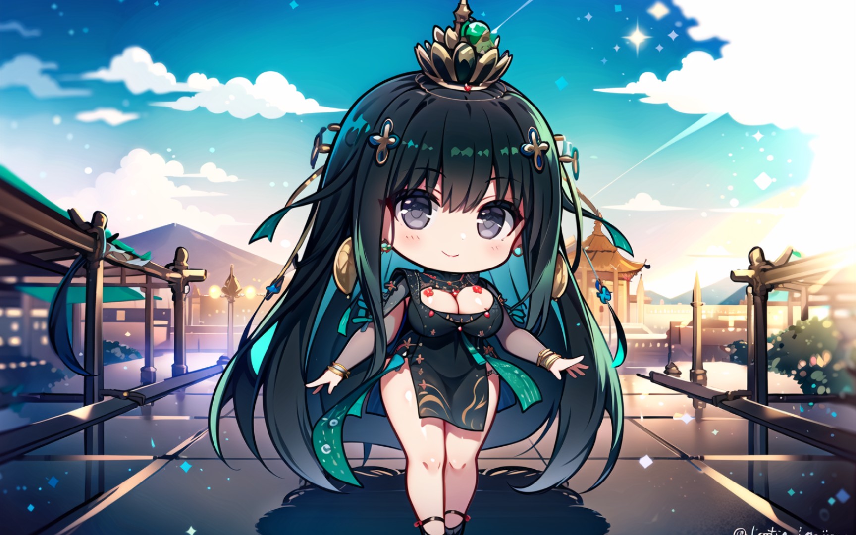 ai眼里的曲·雀翎(q版)