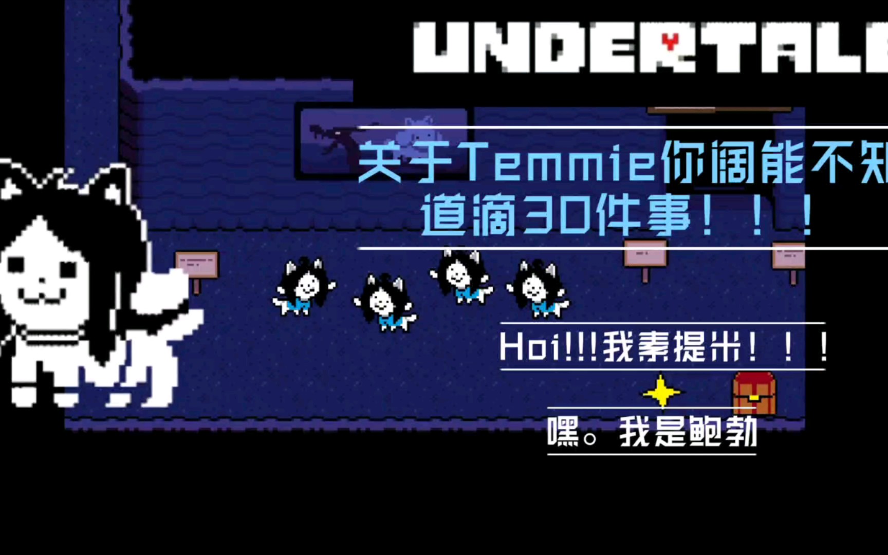 undertale关于提米你阔能不知道滴30件事