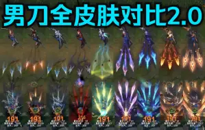 Descargar video: 【英雄联盟】刀锋之影 泰隆全10款皮肤横向对比！（史上最全）