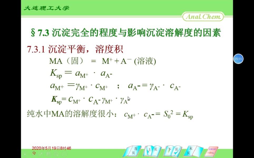 [图]7-2影响沉淀溶解度的因素