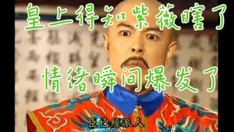 皇上得知紫薇瞎了 情绪瞬间爆发了_这一段我都看哭了 好感动啊…