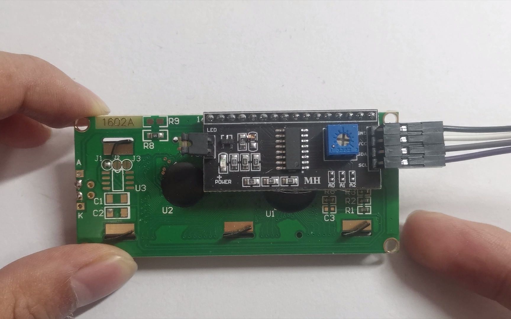 [图]Arduino入门学习—项目制作式学习（3.《智能自动浇花系统》 LCD1602显示模块）