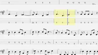 Bass Tab K On わたしの恋はホッチキス Watashi No Koi Wa Hotchkiss Op2 けいおん ベースtab譜 哔哩哔哩 Bilibili