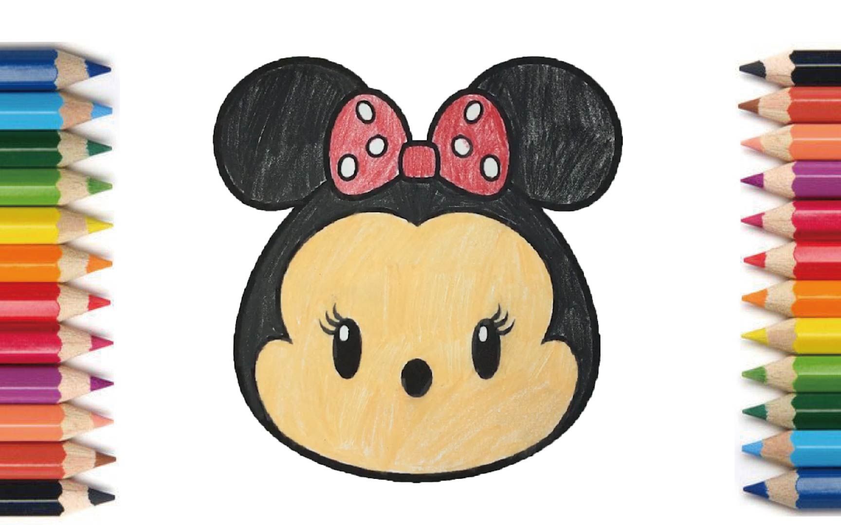 【Coloring】Minnie【涂り絵】ミニー 【涂色】米妮 Coloring 189哔哩哔哩bilibili