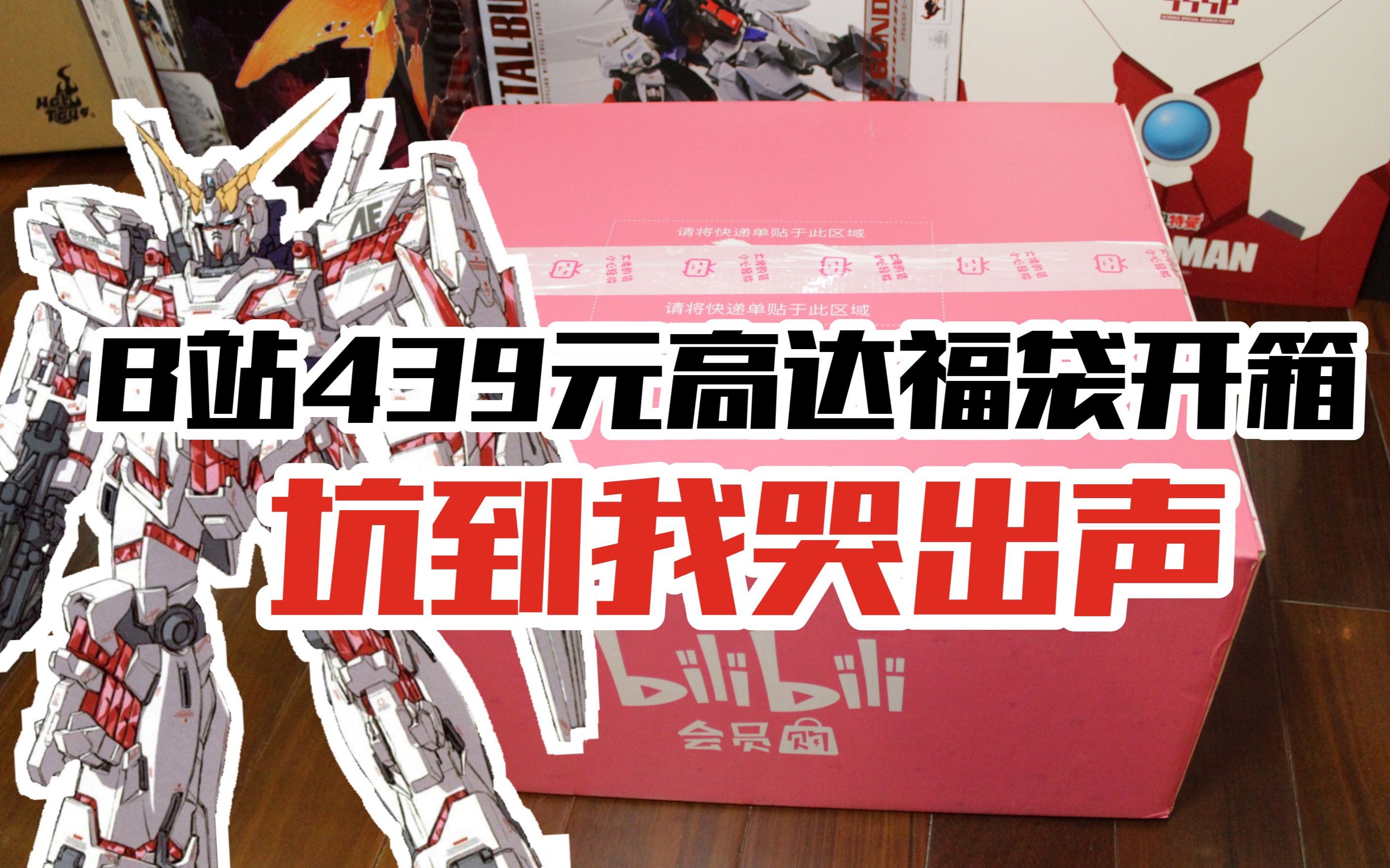 开箱b站439元的高达模型福袋,竟让我流下悔恨的泪水!【涛哥拆盒】