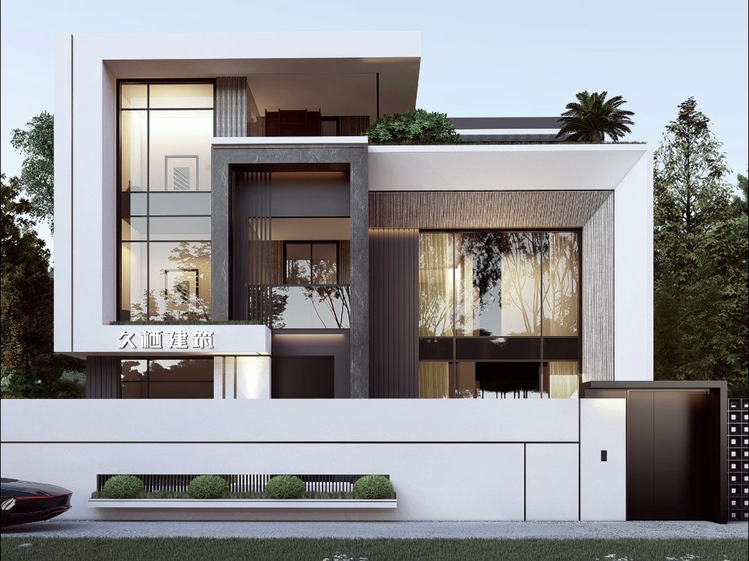 农村现代风小占地别墅设计"天花板"