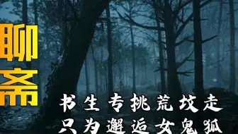 聊斋：好色书生赶考专挑荒坟走，只为能邂逅女鬼狐，结局令人唏嘘