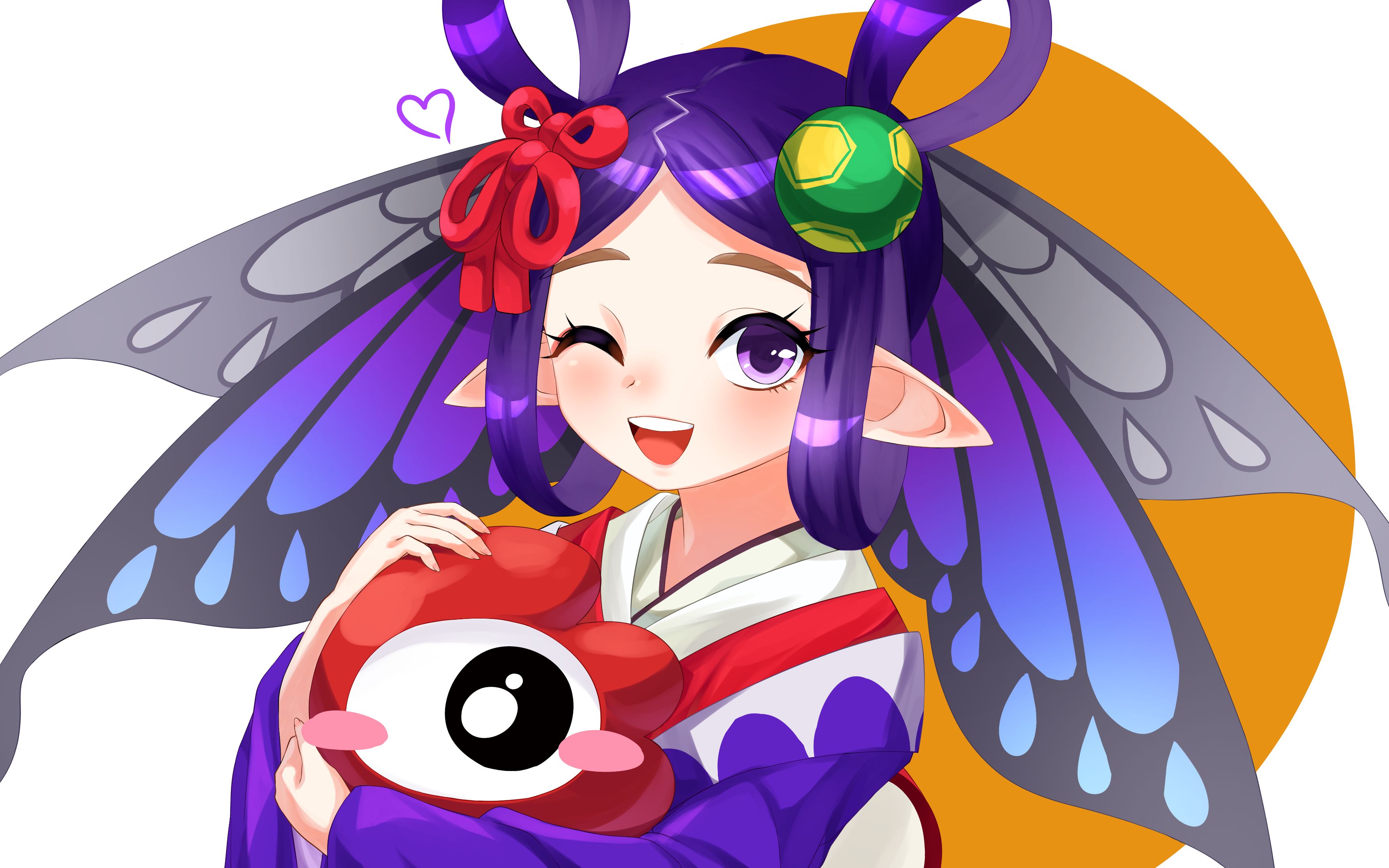 【阴阳师同人】微博与蝴蝶精【插画时光流逝】