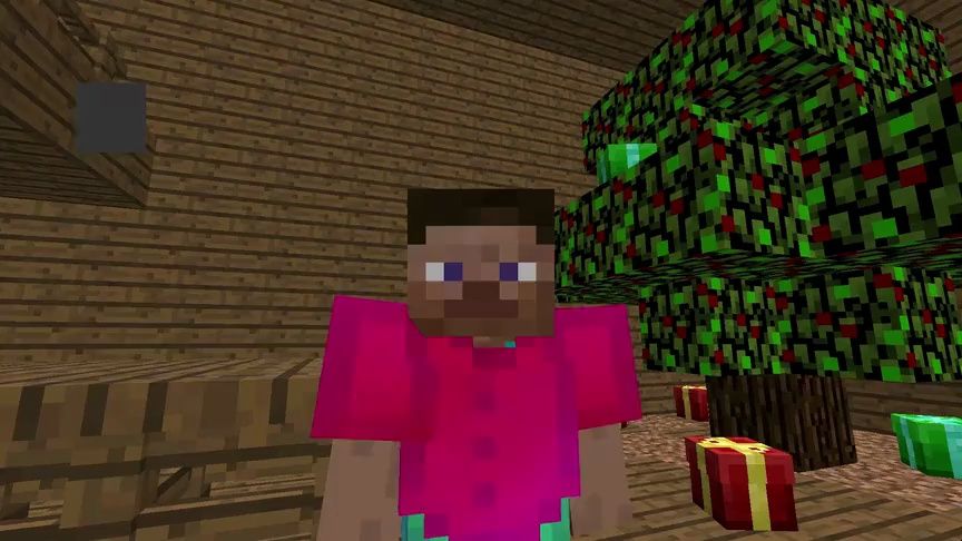 大海解说 我的世界minecraft 圣诞节帮圣诞老人准备礼物