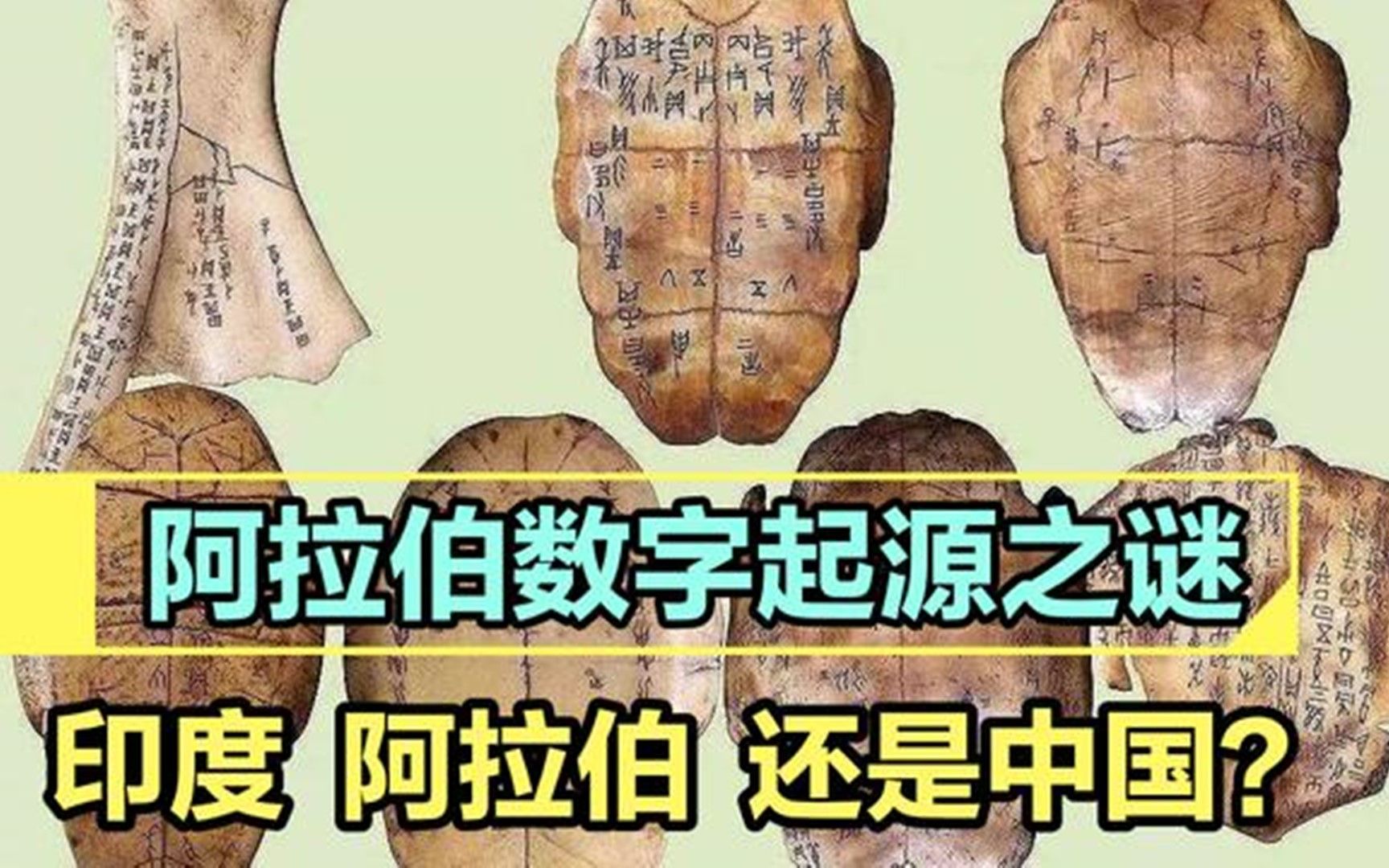 阿拉伯数字起源之谜哔哩哔哩bilibili