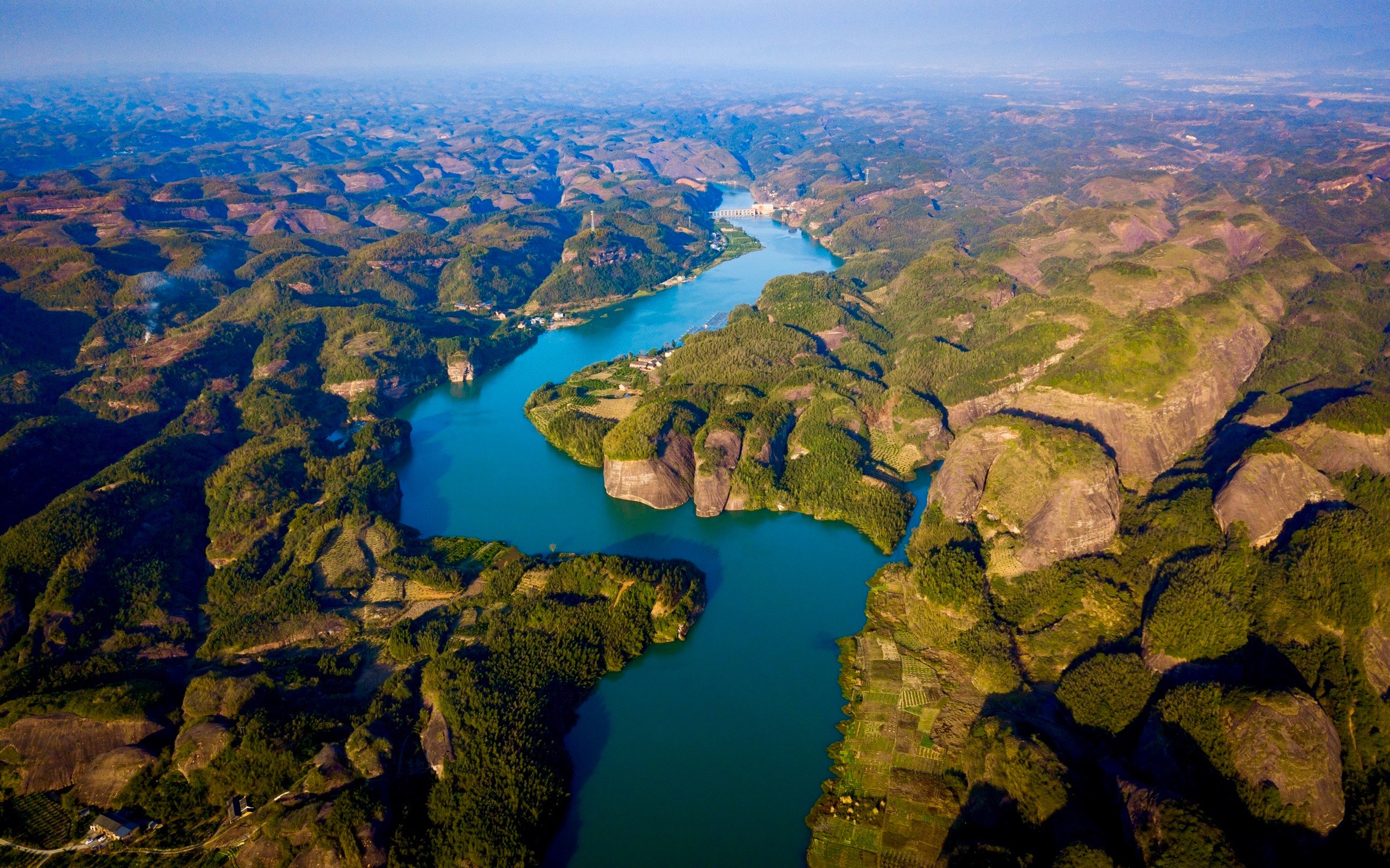 【达芬奇调色】mavic pro 郴州飞天山罗仙岭冬日航拍