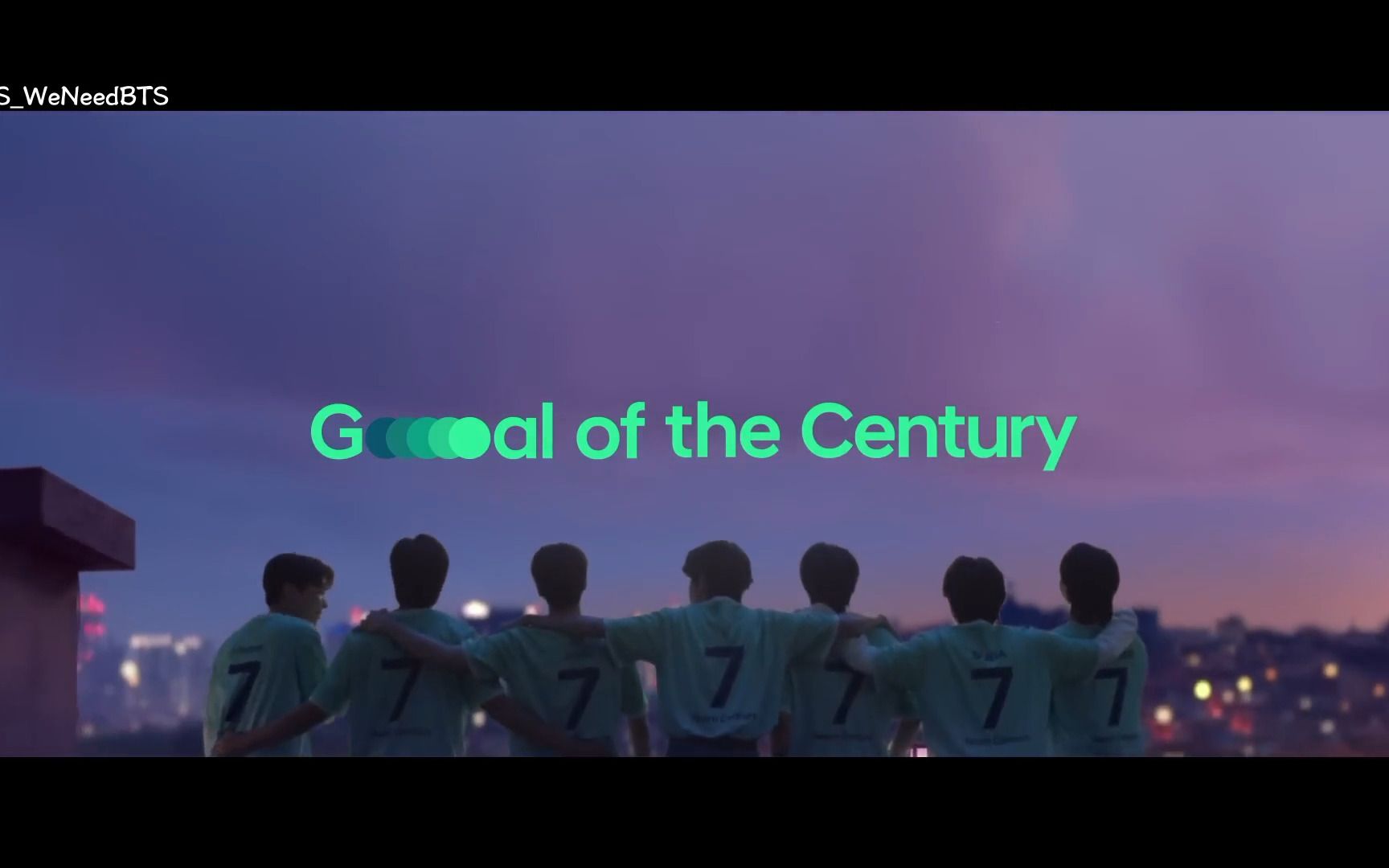 [图]【WNS中字】220923 Yet To Come (Hyundai Ver.) MV | Goal of the Century x BTS(防弹少年团)