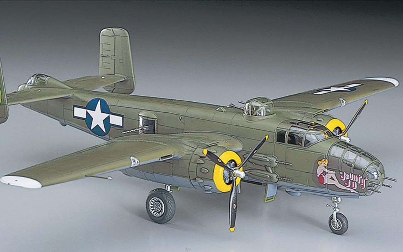 二战美军 b 25轰炸机,2米翼展大型航模, 陈大爷直接开飞!