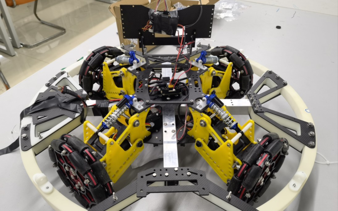 【rm】新战队的第一个全向轮步兵底盘!