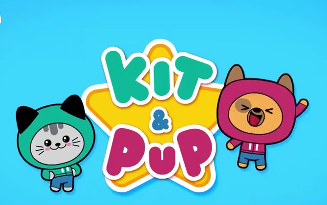 [图]反义词主题英文动画《KIT and PUP》系列全24集，深受孩子们的喜爱！适合3-6岁儿童