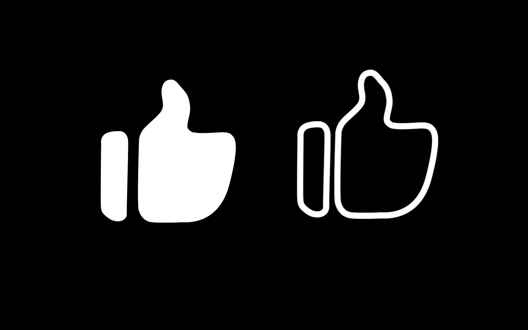 photoshop新手入门技巧,用钢笔画"点赞"