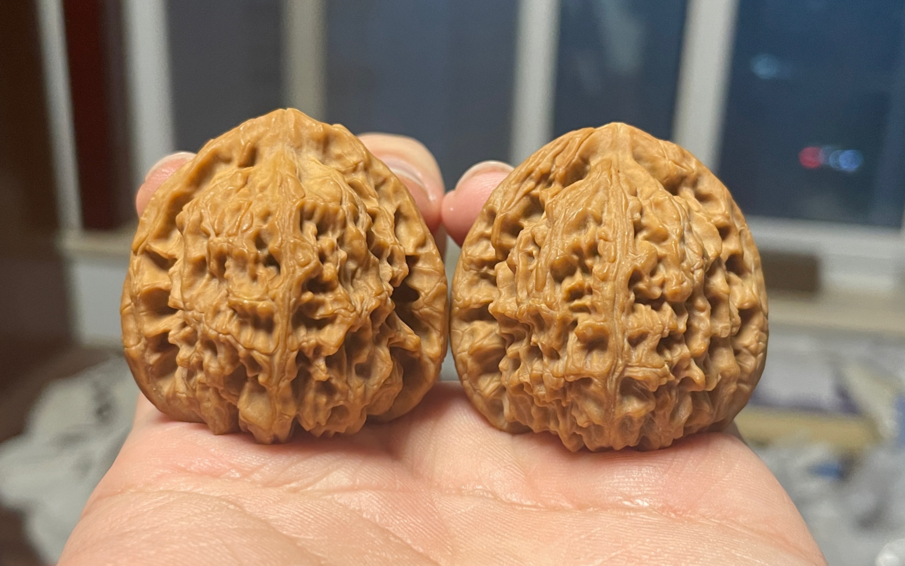 【kuma的核桃】收到了一对满意的南疆石