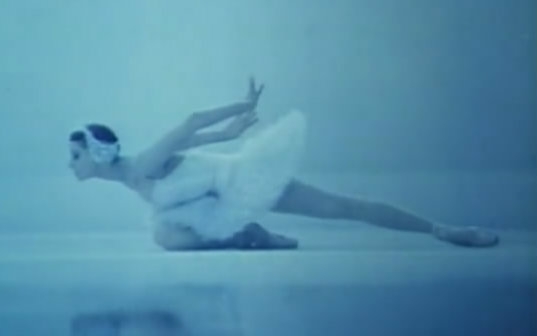 [图]【芭蕾】圣-桑：天鹅 The Swan (Maya Plisetskaya)