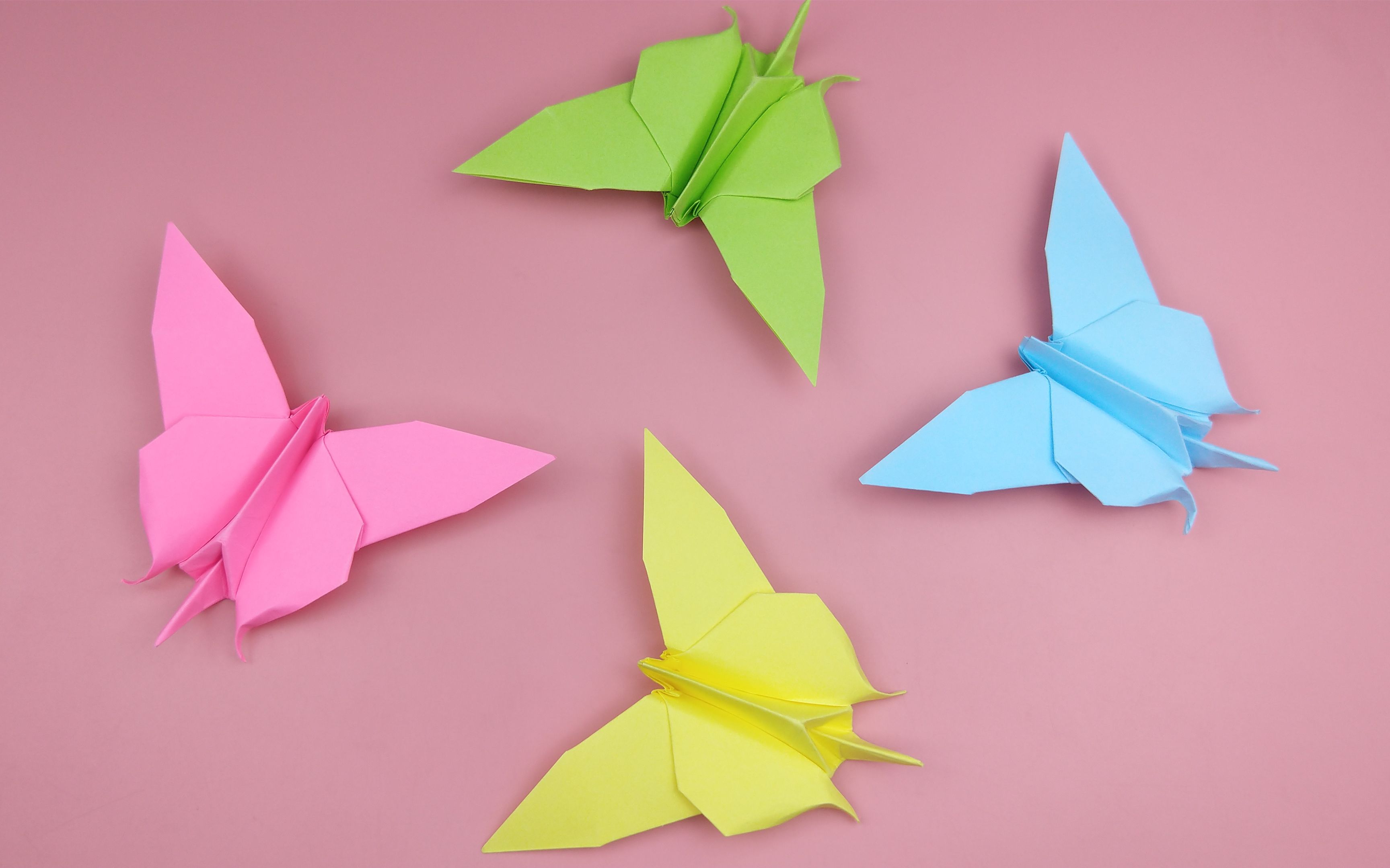 折纸能飞的蝴蝶图片