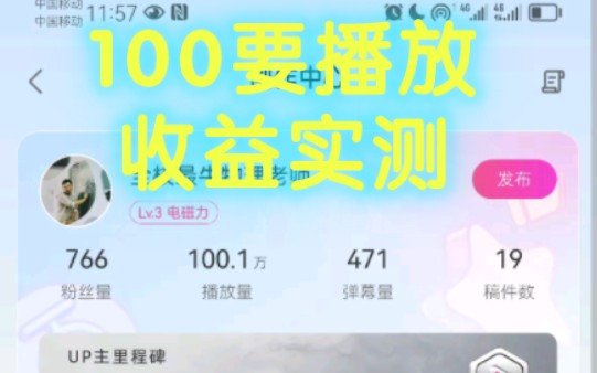 100万播放量 有多少收益哔哩哔哩bilibili