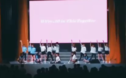 [图]南宁十四中2018届毕业晚会【舞蹈队】开场舞We're all in this together