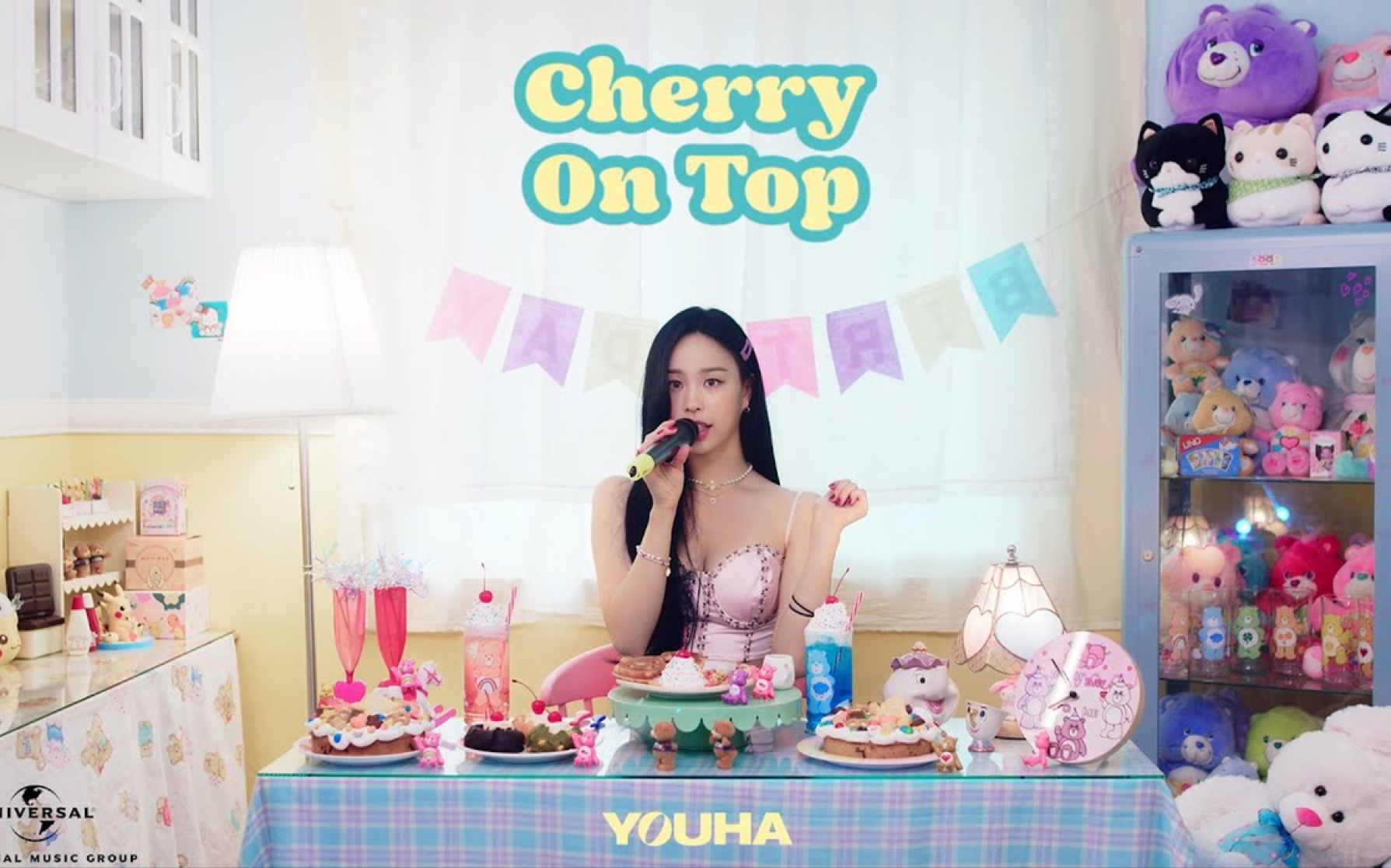 YOUHA《Cherry On Top》LIVE CLIP 现场演唱哔哩哔哩bilibili