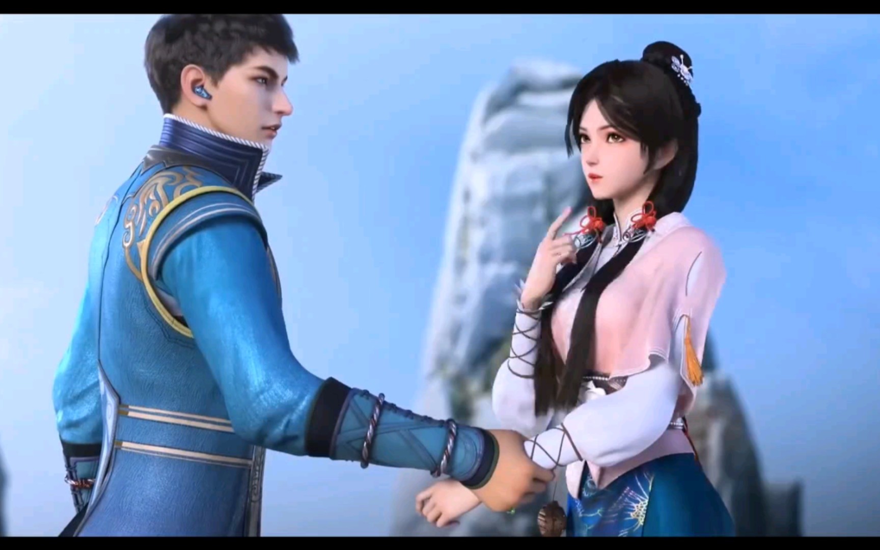 王胜失手,牵住宋嫣的手