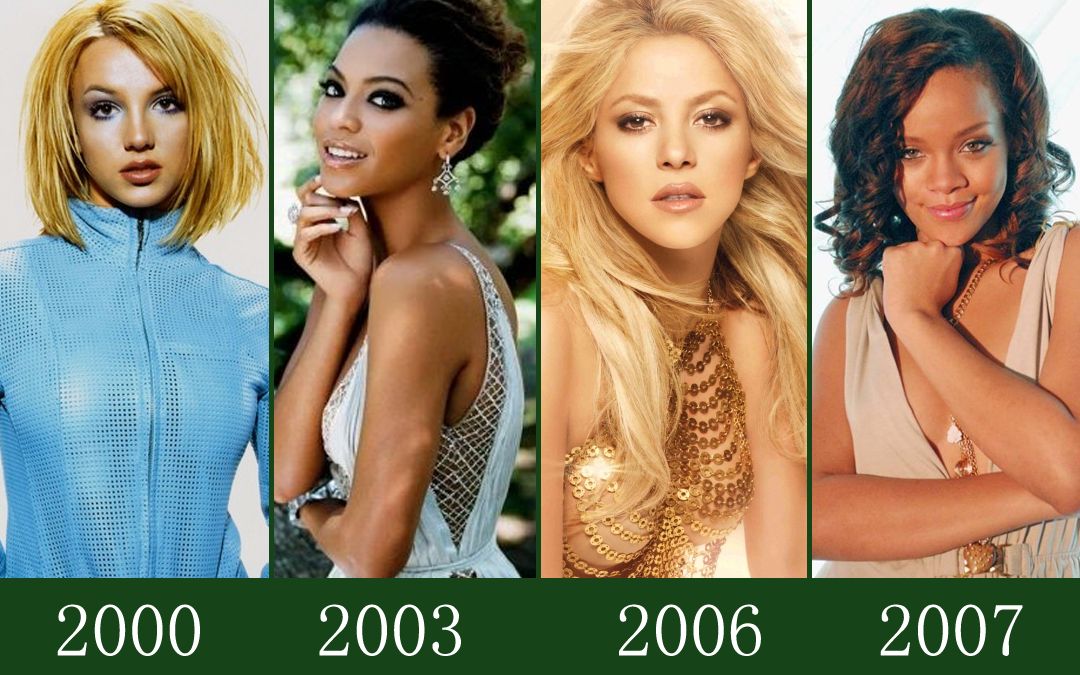 盘点00年代历年发行的女歌手单曲在spotify平台上播放量最多的4首歌