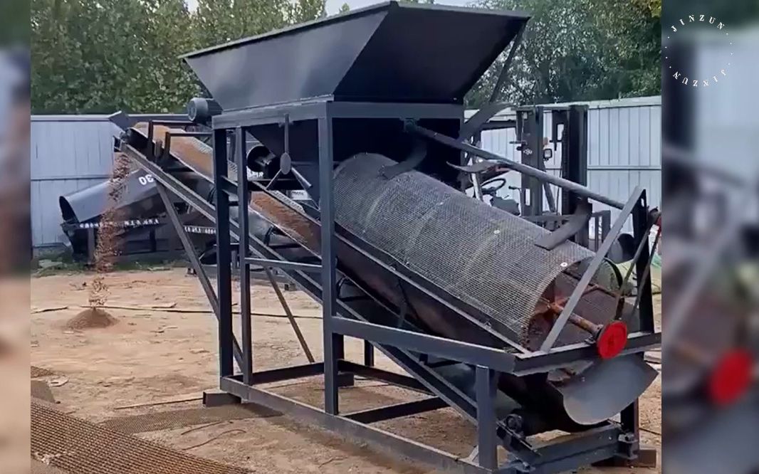 中心轴滚筒筛沙机 干湿两用有轴猪笼筛 选矿筛分 沙石分离滚筒筛