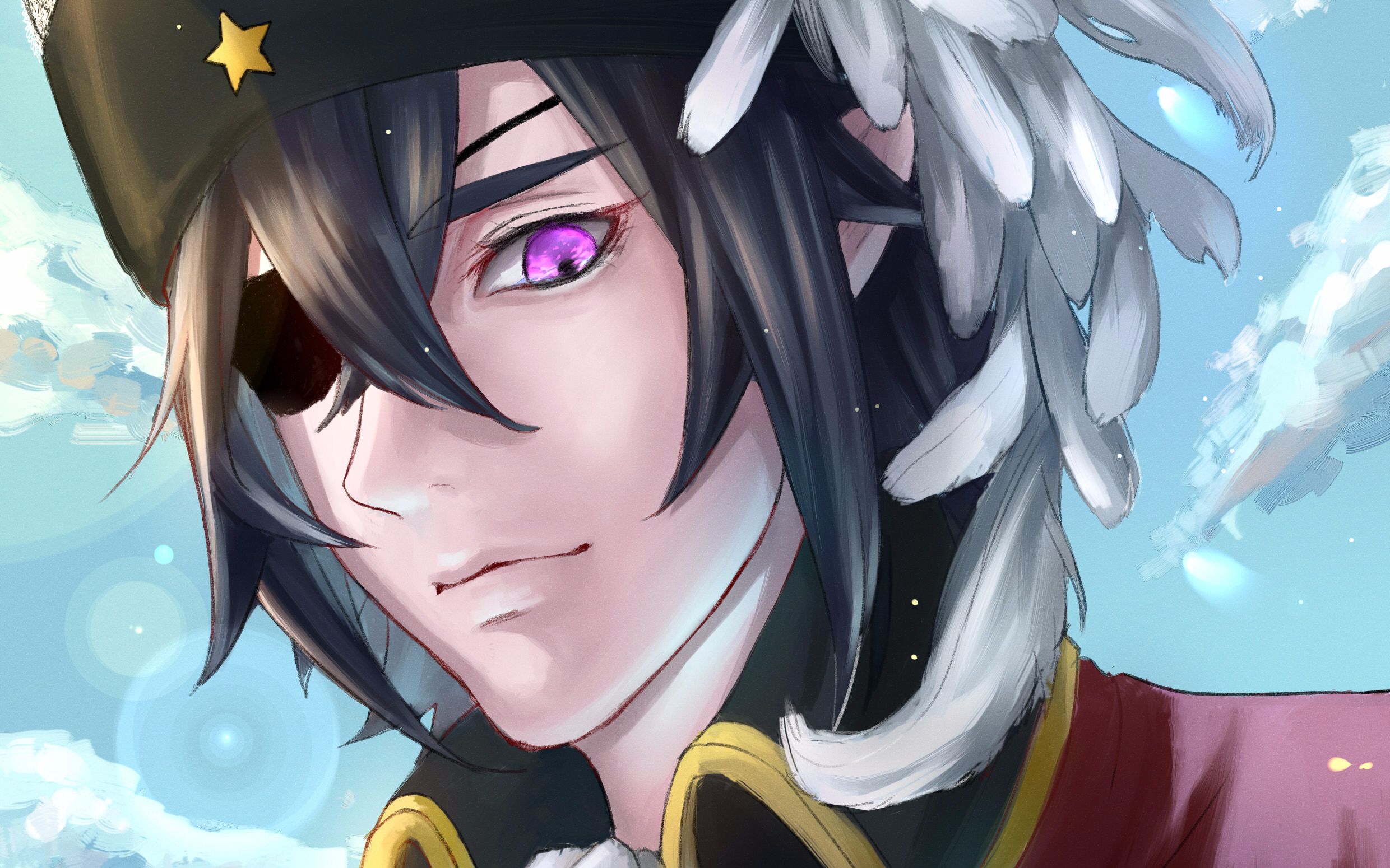 【海盗雷】【板绘】摸一个海盗雷狮,没啥用的细化过程╭(′▽`)╯