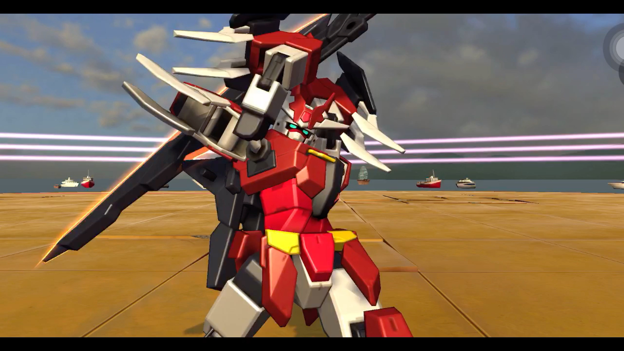 【敢达争锋对决】终于五星了——核心高达火星四 动作展示_哔哩哔哩