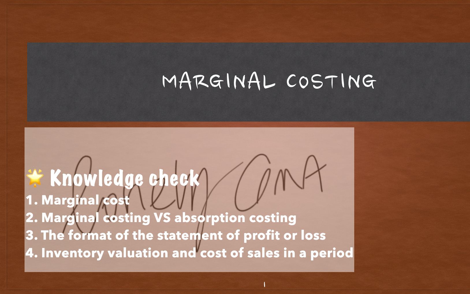 CIMA | Marginal costing?Absorption costing?傻傻分不清楚??哔哩哔哩bilibili