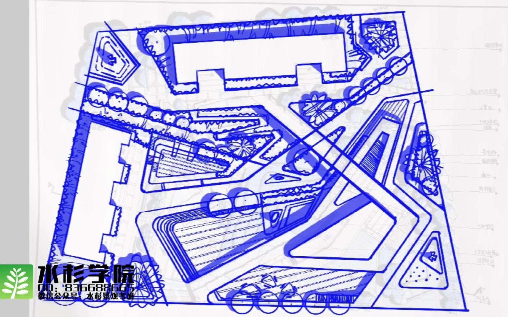 【水杉学院】苏州大学风景园林考研景观快题设计指导【日常改图04】哔哩哔哩bilibili