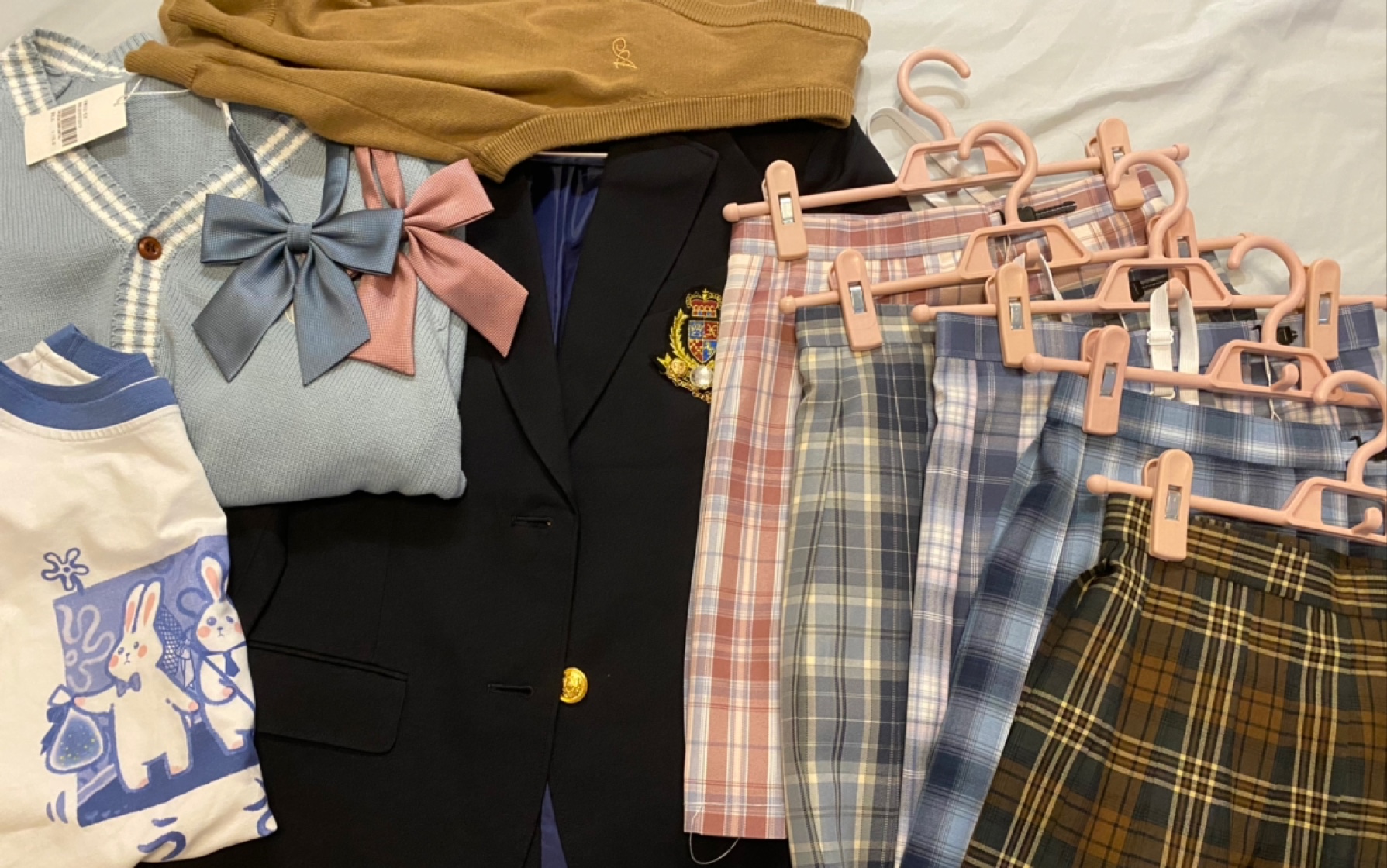 jk制服开箱来看看up最近收的制服相关关注让你一次看个够